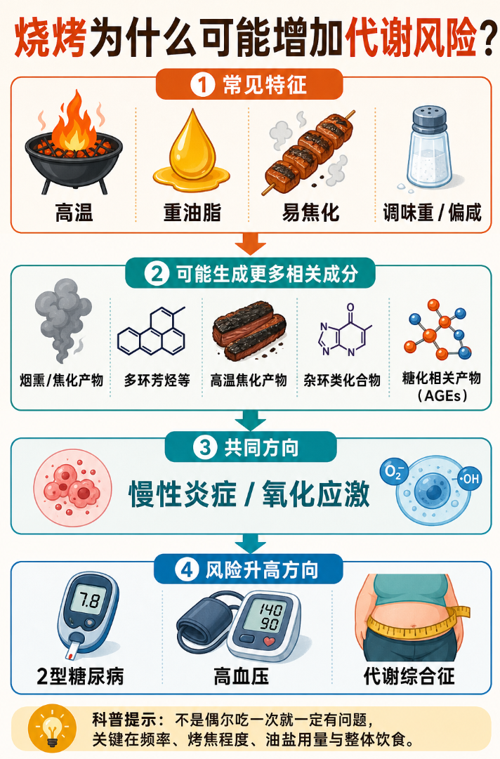 烧烤与血糖的“危险关系”：…